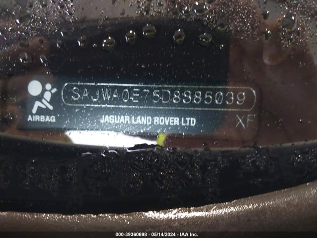 2013 JAGUAR XF SAJWA0E75D8S85039 Photo 8