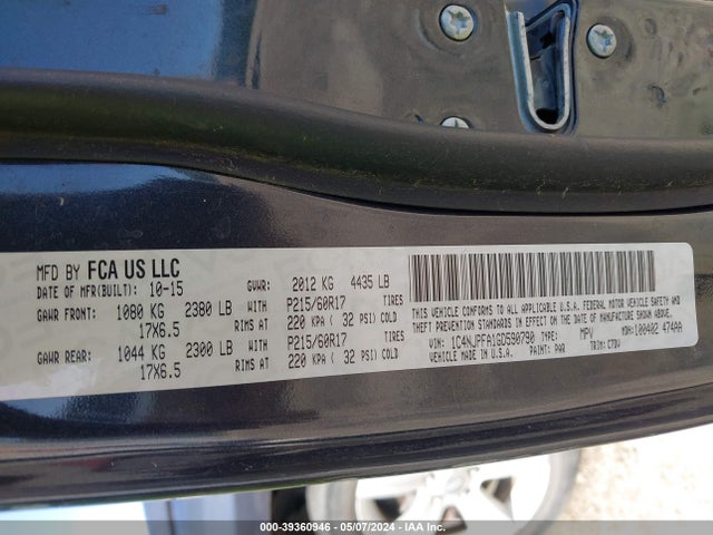 1C4NJPFA1GD590790 Jeep Patriot Latitude