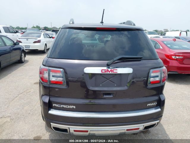 1GKKVTKD0FJ165503 GMC Acadia Denali