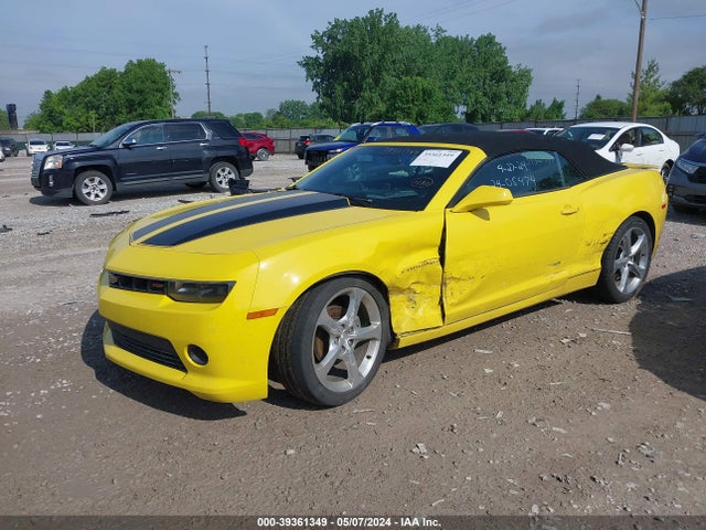 Chevrolet Camaro 2lt 2015 2G1FF3D39F9295850 Image 2