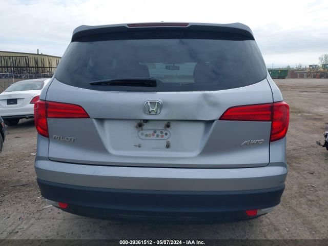 5FNYF6H56GB032726 Honda Pilot Ex-l