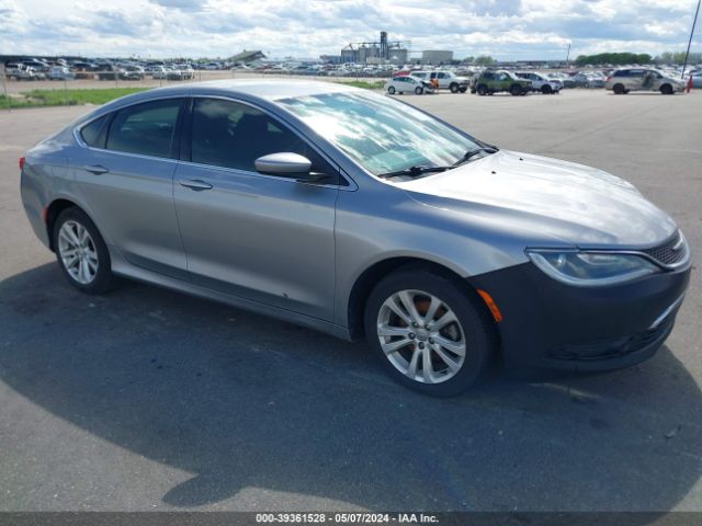 Auction sale of the 2015 Chrysler 200 Limited, vin: 1C3CCCABXFN617153, lot number: 39361528
