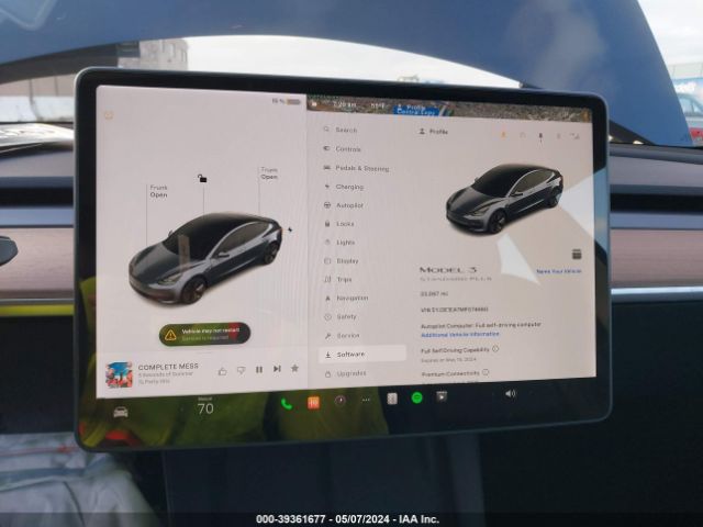 5YJ3E1EA7MF074660 Tesla Model 3 Standard Range Plus Rear-wheel Drive