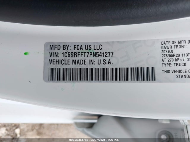 RAM 1500 2023 1C6SRFFT7PN541277 Image 9