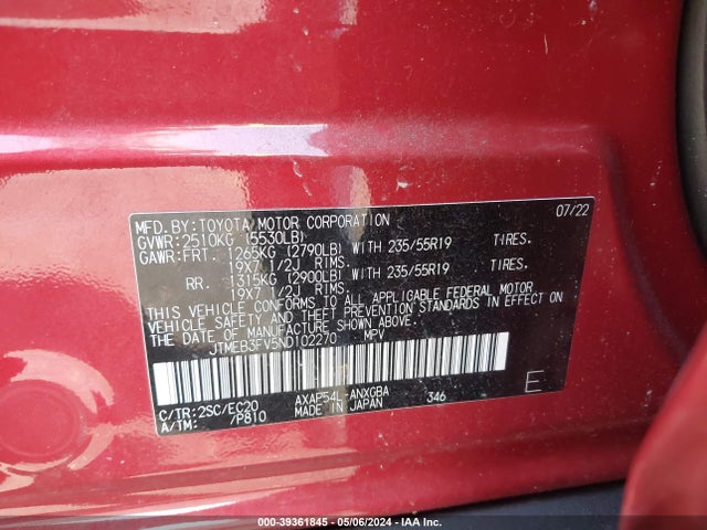 Toyota Rav4 Prime Xse 2022 JTMEB3FV5ND102270 Image 9