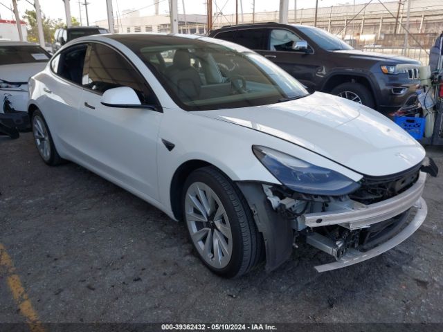 39362432 :رقم المزاد ، 5YJ3E1EA2MF982711 vin ، 2021 Tesla Model 3 Standard Range Plus Rear-wheel Drive مزاد بيع