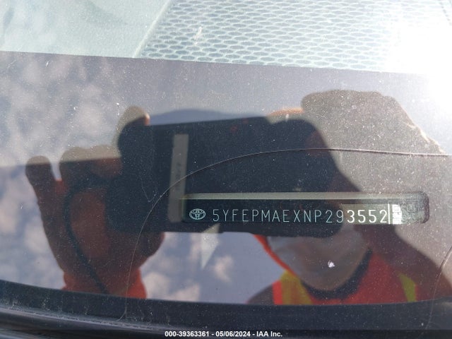 Toyota COROLLA LE 2022 5YFEPMAEXNP293552 Image 9