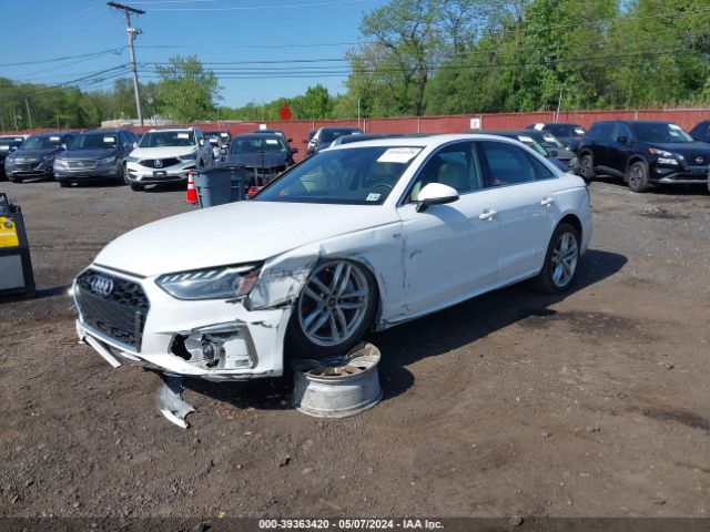 WAUEAAF46MN006345 Audi A4 Premium Plus 45 Tfsi S Line Quattro S Tronic