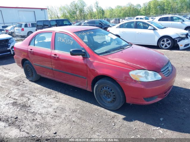 Auction sale of the 2003 Toyota Corolla Ce, vin: 2T1BR32E43C161115, lot number: 39363578