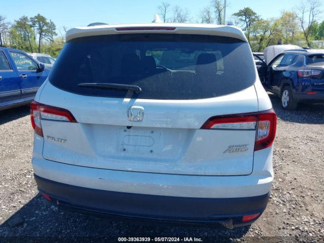 5FNYF6H39NB102652 Honda Pilot Awd Sport