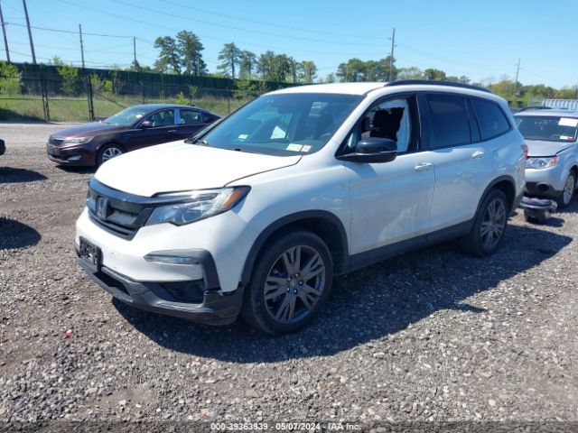 5FNYF6H39NB102652 Honda Pilot Awd Sport