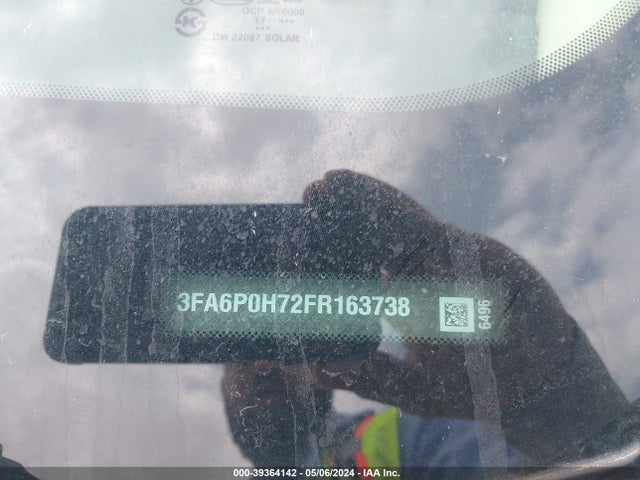 Ford FUSION SE 2015 3FA6P0H72FR163738 Image 9