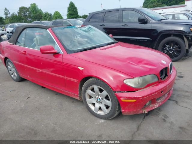 Auction sale of the 2005 Bmw 3 Series 325ci, vin: WBABW33435PL35921, lot number: 39364393
