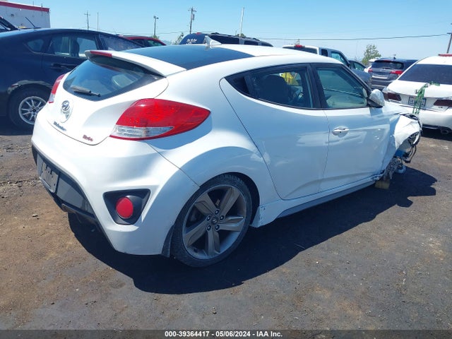 Hyundai Veloster Turbo W/black 2014 KMHTC6AEXEU200204 Image 4