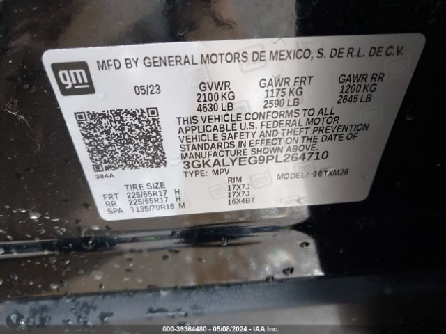3GKALYEG9PL264710 GMC Terrain Awd At4
