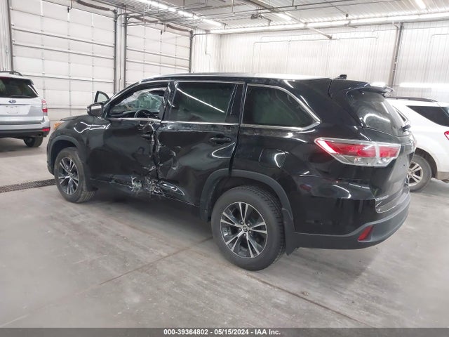 Toyota Highlander Xle V6 2016 5TDJKRFH9GS253177 Image 3