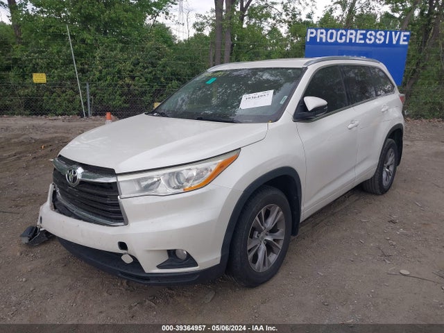 Toyota Highlander Xle V6 2014 5TDKKRFH5ES009091 Image 2