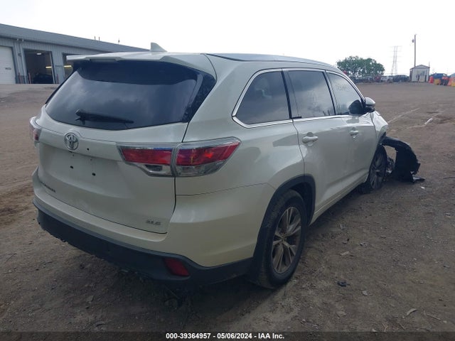 Toyota Highlander Xle V6 2014 5TDKKRFH5ES009091 Image 4