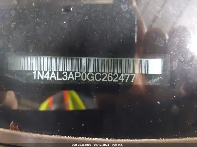 Nissan Altima 2.5 Sl 2016 1N4AL3AP0GC262477 Image 17