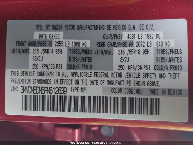 Mazda Cx-30 2.5 S Premium 2023 3MVDMBDM6PM512639 Image 9