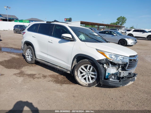 Toyota Highlander Le 2016 5TDZARFH5GS020709 головне зображення