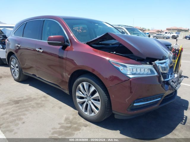 Продажа на аукционе авто 2015 Acura Mdx Technology Package, vin: 5FRYD4H48FB027641, номер лота: 39365698