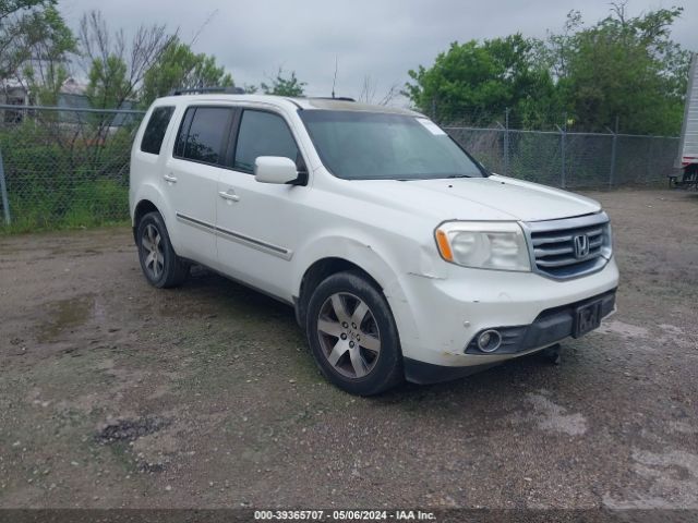 Auction sale of the 2013 Honda Pilot Touring, vin: 5FNYF4H92DB025405, lot number: 39365707