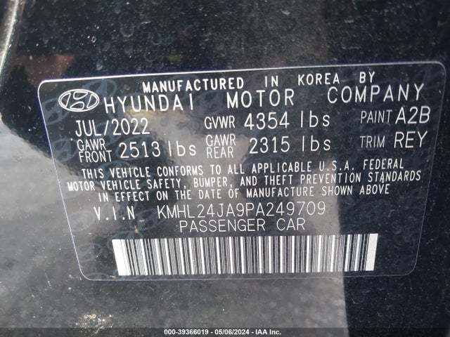 Hyundai SONATA SE 2023 KMHL24JA9PA249709 Image 9
