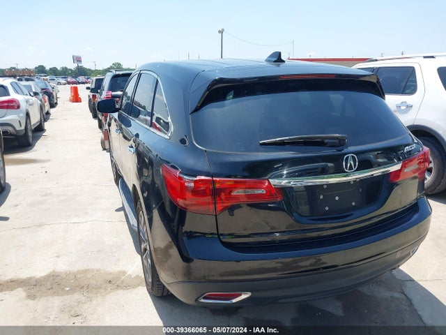 Acura Mdx Technology Package 2014 5FRYD3H40EB003861 Image 3