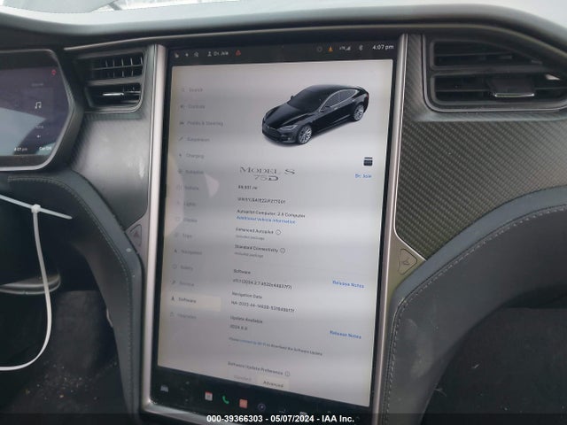 Tesla Model S 100d/75d/p100d 2018 5YJSA1E22JF277001 Image 18