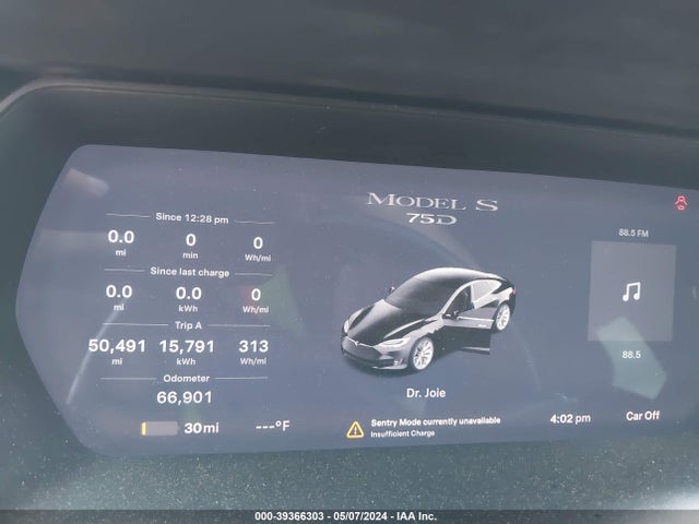Tesla Model S 100d/75d/p100d 2018 5YJSA1E22JF277001 Image 7