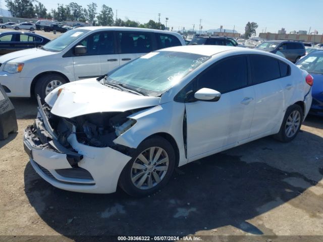 KNAFX4A62E5224748 KIA FORTE LX
