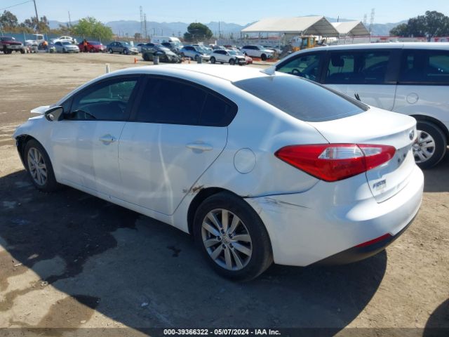 KNAFX4A62E5224748 KIA FORTE LX