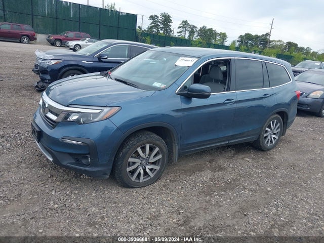 Honda Pilot Awd Ex-l 2022 5FNYF6H54NB019776 Image 2