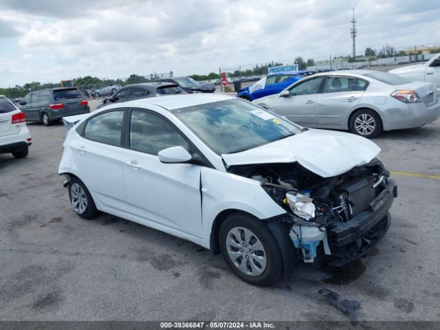 Aukcja sprzedaży 2016 Hyundai Accent Se, vin: KMHCT4AE4GU127743, numer aukcji: 39366847