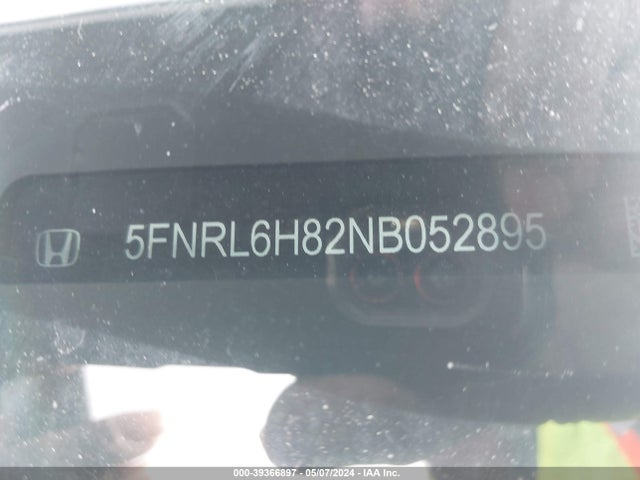 Honda Odyssey Touring 2022 5FNRL6H82NB052895 Image 9
