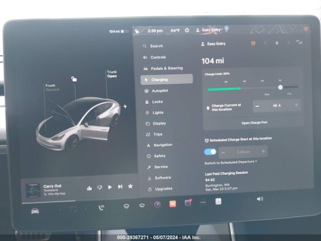 5YJ3E1EA1JF005278 Tesla Model 3 Long Range/mid Range