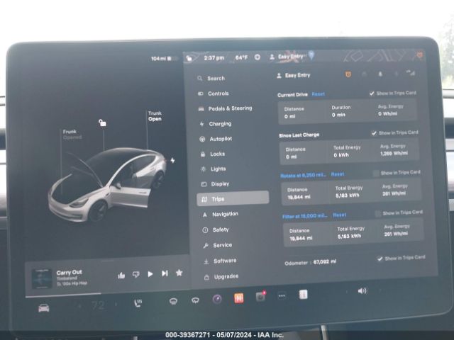 5YJ3E1EA1JF005278 Tesla Model 3 Long Range/mid Range