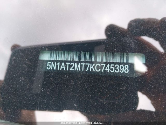 5N1AT2MT7KC745398 Nissan Rogue Sl