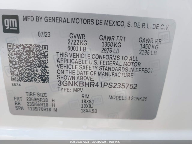 Chevrolet Blazer Awd 2lt 2023 3GNKBHR41PS235752 Image 9