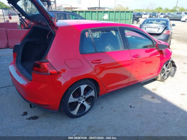 3VW4T7AU7FM026911 Volkswagen Golf Gti 2.0t Autobahn 4-door