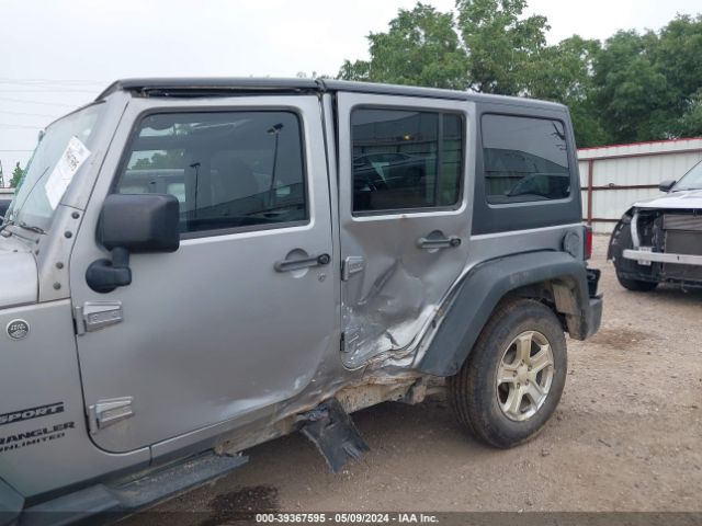 1C4BJWKG4FL594408 Jeep Wrangler Unlimited Sport Rhd