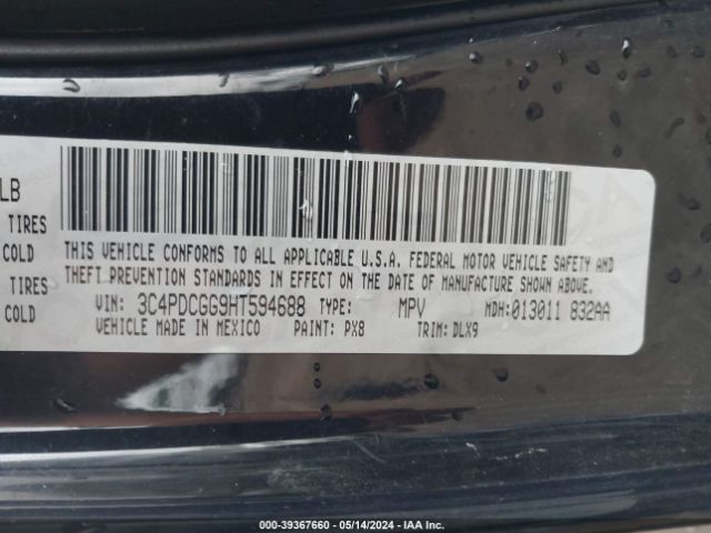 3C4PDCGG9HT594688 Dodge Journey Crossroad Plus