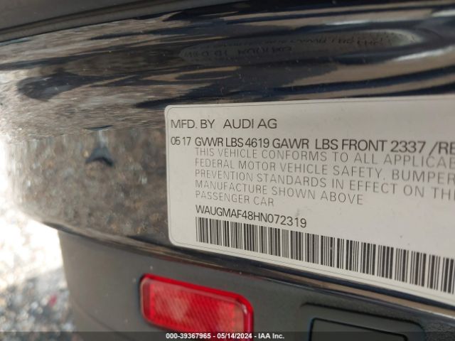 WAUGMAF48HN072319 Audi A4 2.0t Ultra Premium