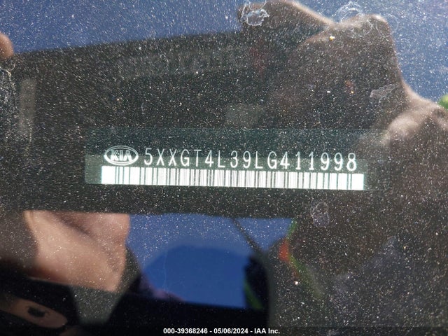KIA Optima Lx 2020 5XXGT4L39LG411998 Image 9