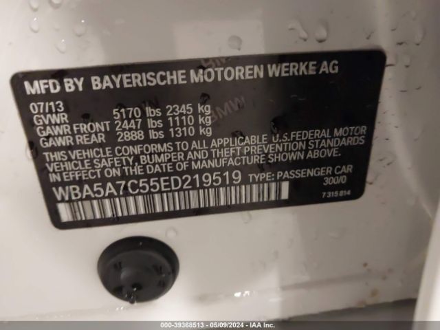 WBA5A7C55ED219519 BMW 528i Xdrive
