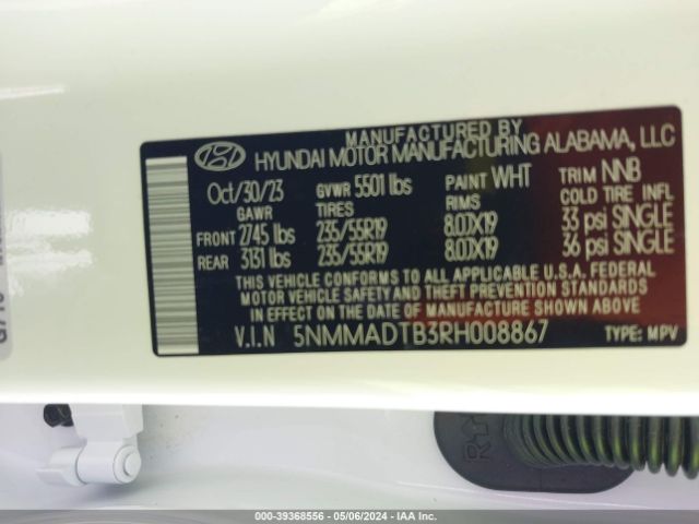 5NMMADTB3RH008867 Genesis Gv70 2.5t Awd