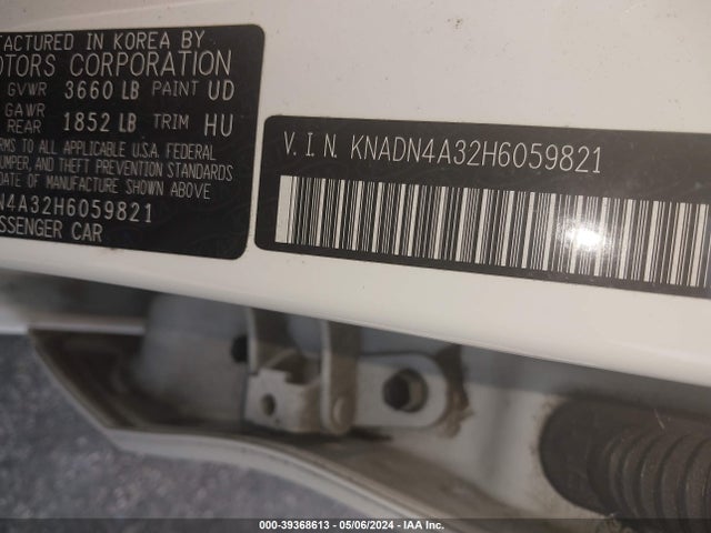 KIA RIO EX 2017 KNADN4A32H6059821 Image 9