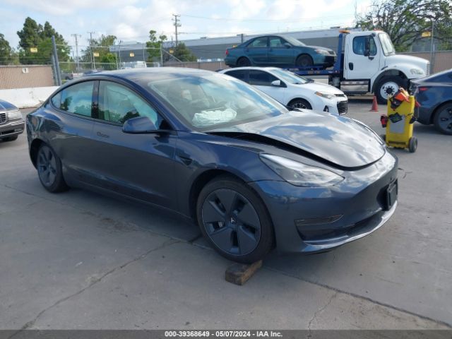 2023 Tesla Model 3 Rear-wheel Drive მანქანა იყიდება აუქციონზე, vin: 5YJ3E1EA0PF656877, აუქციონის ნომერი: 39368649
