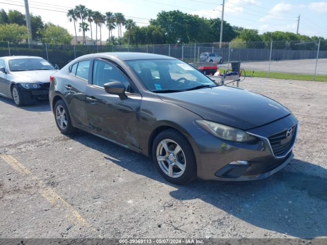 2014 Mazda Mazda3 I Sport მანქანა იყიდება აუქციონზე, vin: JM1BM1U71E1120269, აუქციონის ნომერი: 39369113